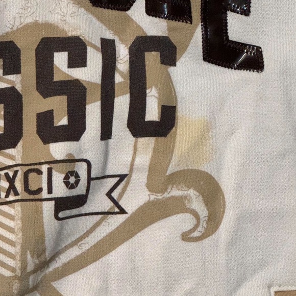 South Pole Tan and White Zip Up Sweater - Picture 5 of 5